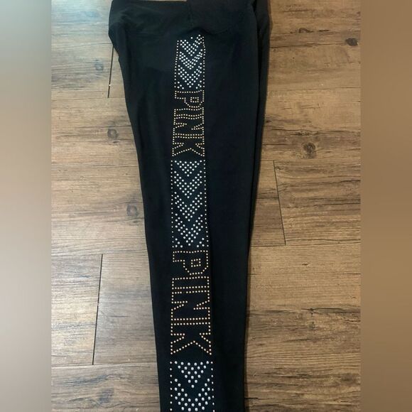 PINK VS STUD BLING LEGGINGS L - Picture 5 of 5